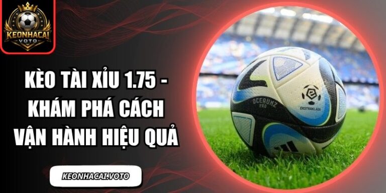 Kèo Tài Xỉu 1.75 - Khám Phá Cách Vận Hành Hiệu Quả 6 kèo tài xỉu 1.75