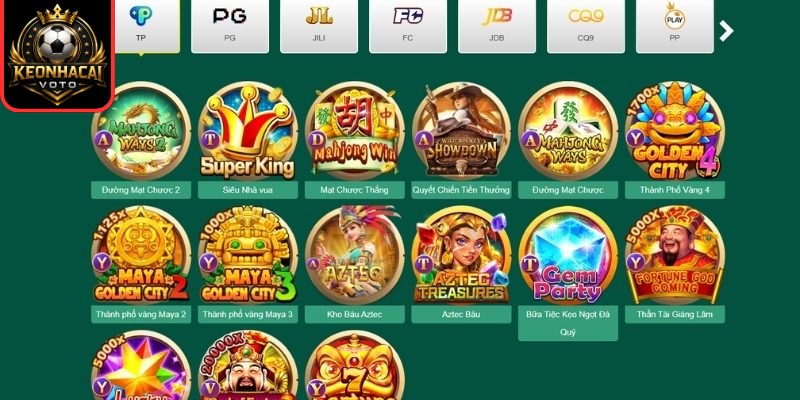 Kho game đa dạng hấp dẫn