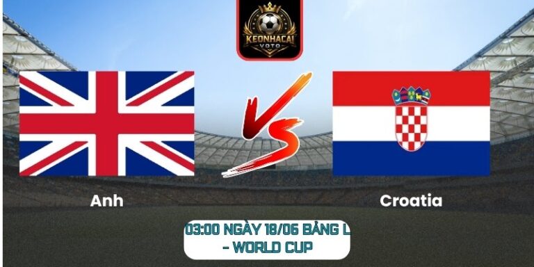 Soi Kèo Anh Vs Croatia 03:00 Ngày 18/06 (Bảng L - World Cup) 1 Anh vs Croatia